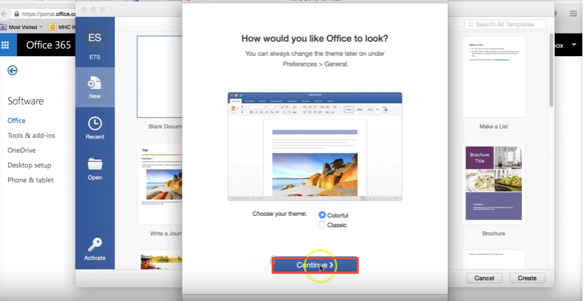 office 365 for mac install